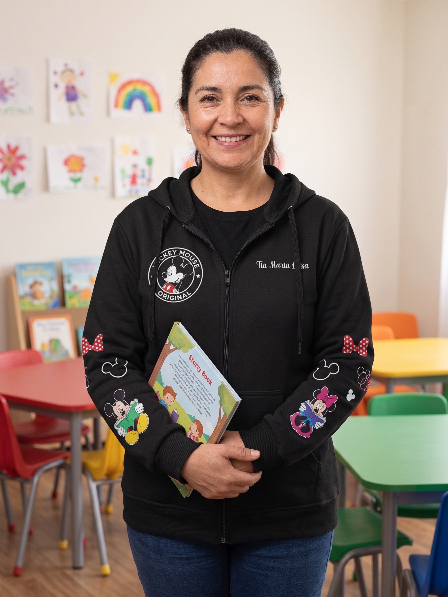 Polerón Mickey Mouse Educación